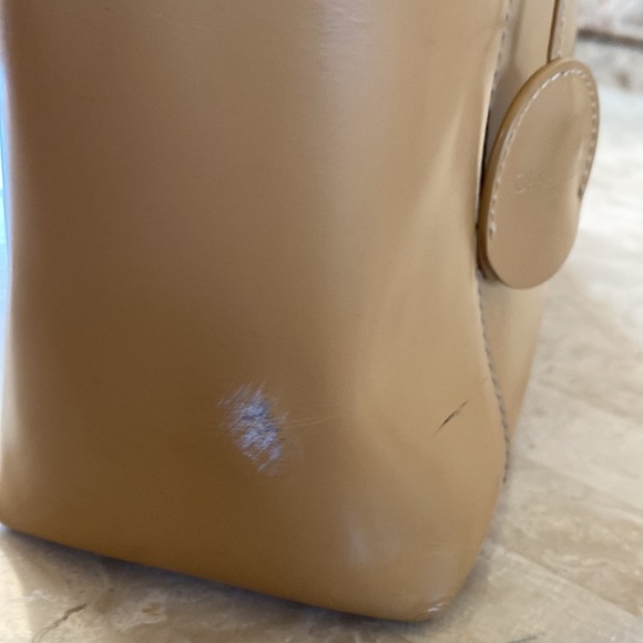 Christian Dior Malice bag in beige leather with gun metal tone hardware - Picture 4 of 14